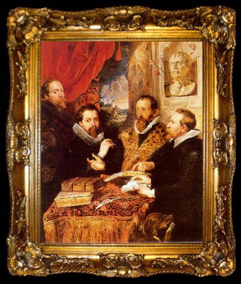 framed  Peter Paul Rubens The Four Philosophers, ta009-2